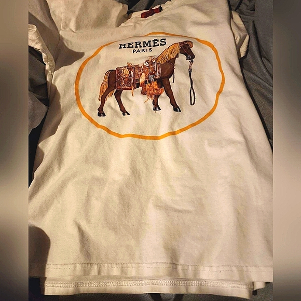 Hermes White T-shirt